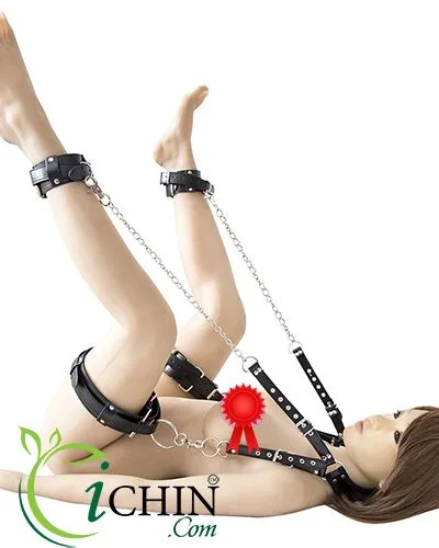 Bondage Restraint Set for Hands and Feet with Anal Vaginal Access — photo 5