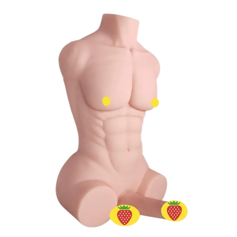 Compact Male Silicone Doll Realistic Pleasure Toy
