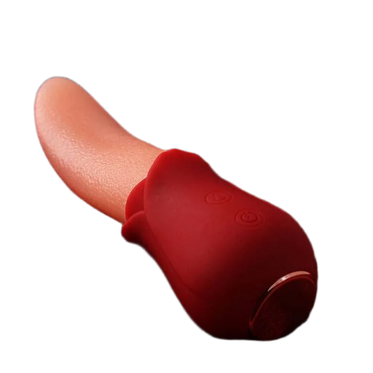 Compact Powerful G-Spot Tongue Vibrator Discreet Female Self-Play