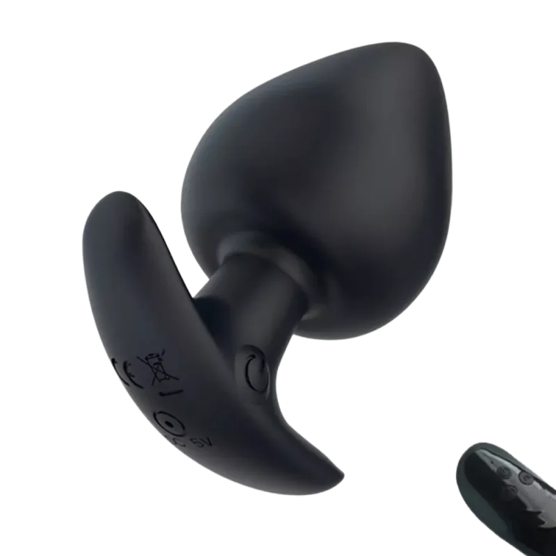 Compact Silicone Anal Plug 10 Mode Vibrator Safe