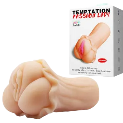 Compact Silicone Masturbator Male Sex Toy Stimulator