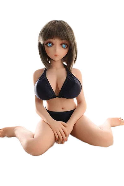 Compact Small Silicone Sex Doll Realistic White Pink 85cm Japan