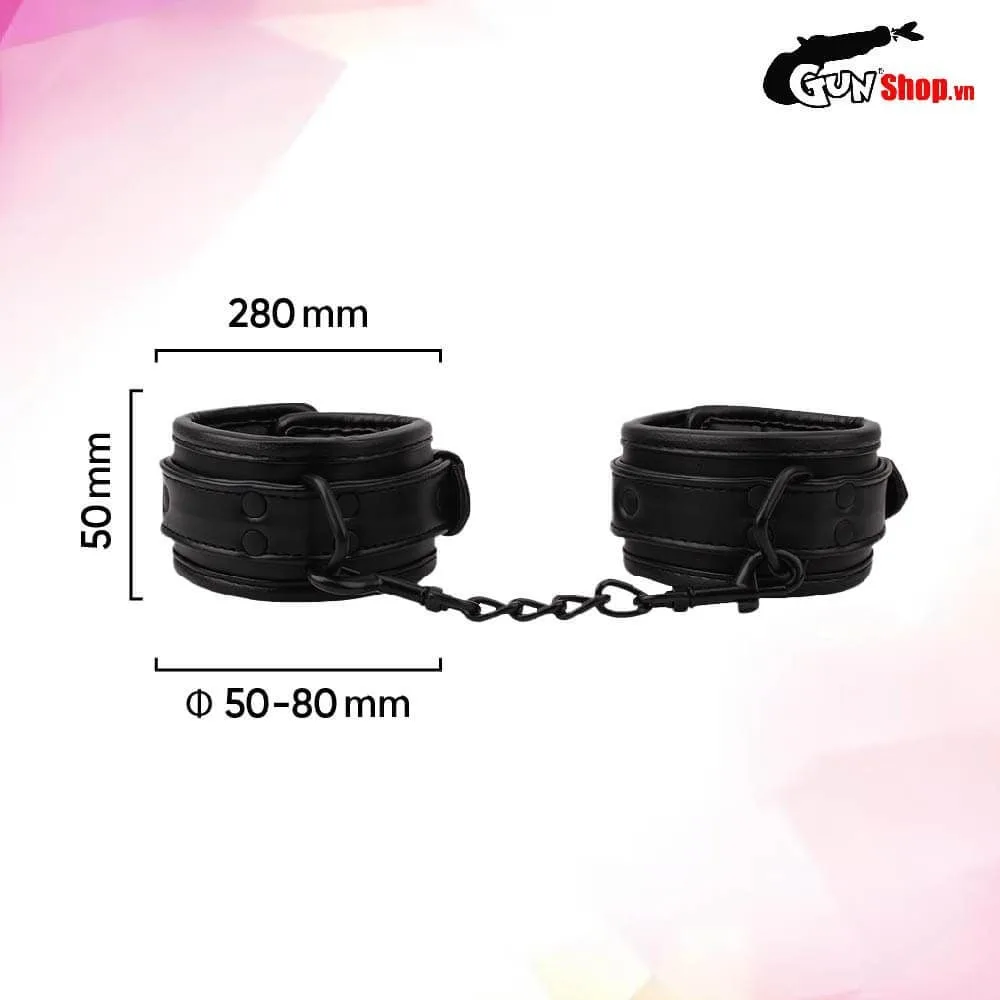 Chisa Euphoria Deluxe PU Ankle Cuffs BDSM Restraints — photo 3