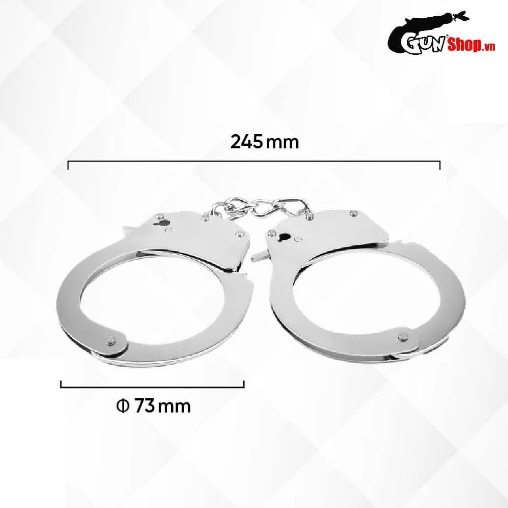 Chisa Hi Basic Luv Punish BDSM Metal Handcuffs Set — photo 3
