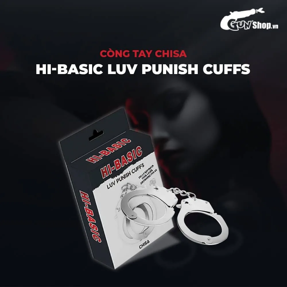 Chisa Hi Basic Luv Punish BDSM Metal Handcuffs Set — photo 4