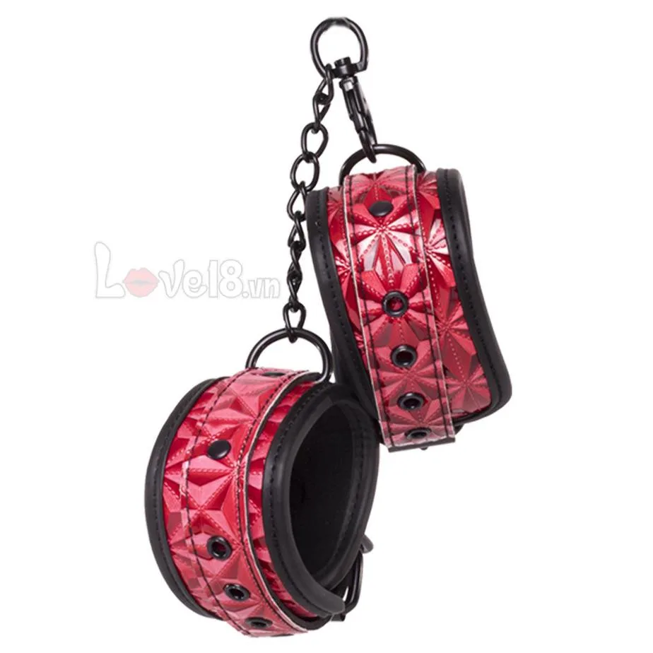 BDSM Leather Handcuffs For Couples Strong Sexy Play — photo 2