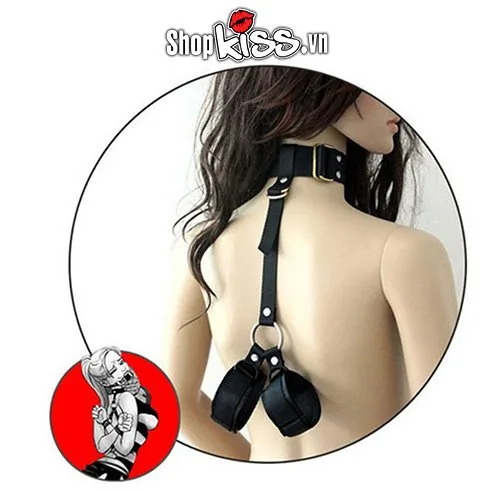 Premium BDSM Restraints Handcuffs Collar Whip Erotic Set — photo 4