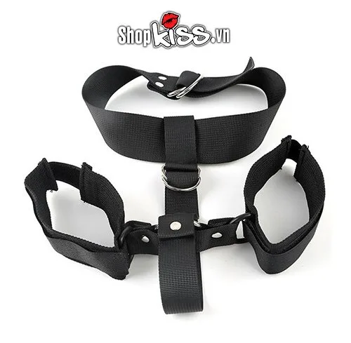 Premium BDSM Restraints Handcuffs Collar Whip Erotic Set — photo 6