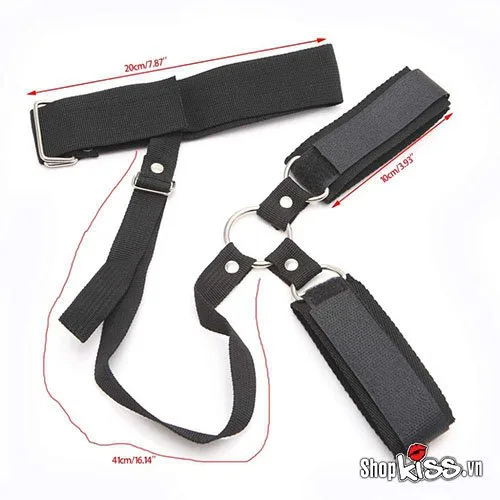 Premium BDSM Restraints Handcuffs Collar Whip Erotic Set — photo 7