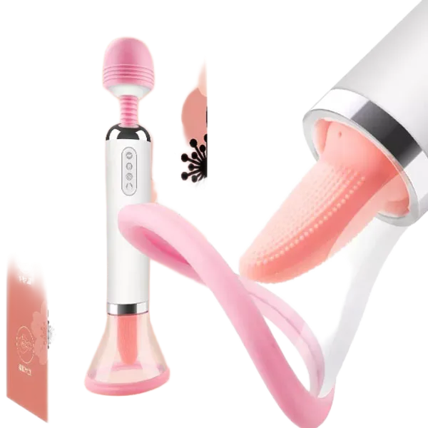 CR 15 Multi-Function Warming Licking Vibe USB Rechargeable