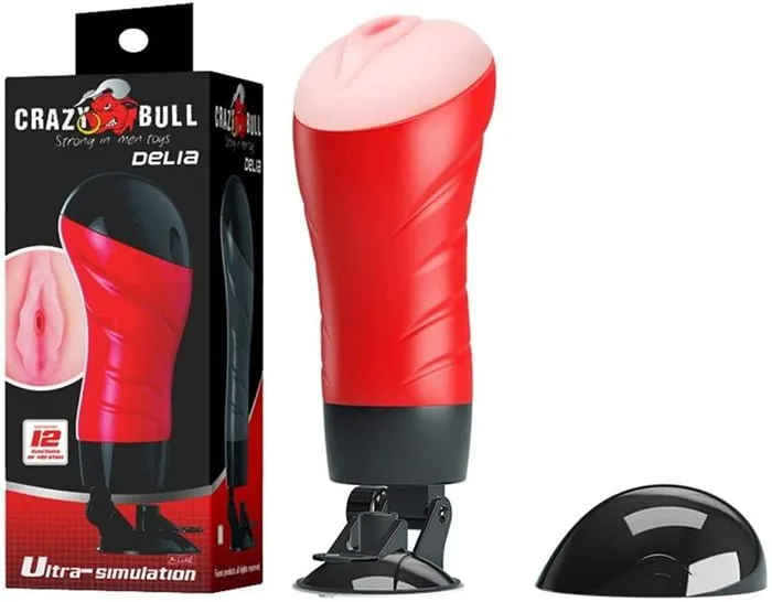Crazy Bull Delia Rotating Vibrating Silicone Realistic Pussy — photo 4