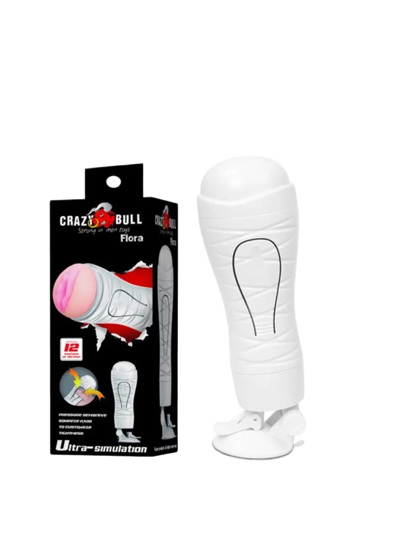 Crazy Bull Flora Suction Wall Vibrating Masturbator