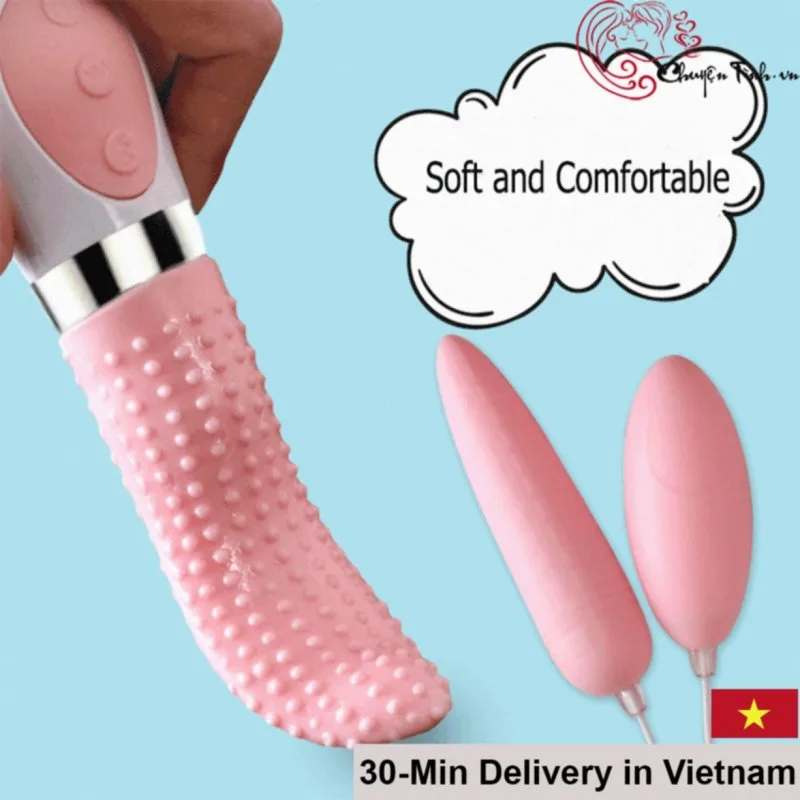Crazy Tongue Dual Vibrating Soft Silicone Oral Toy