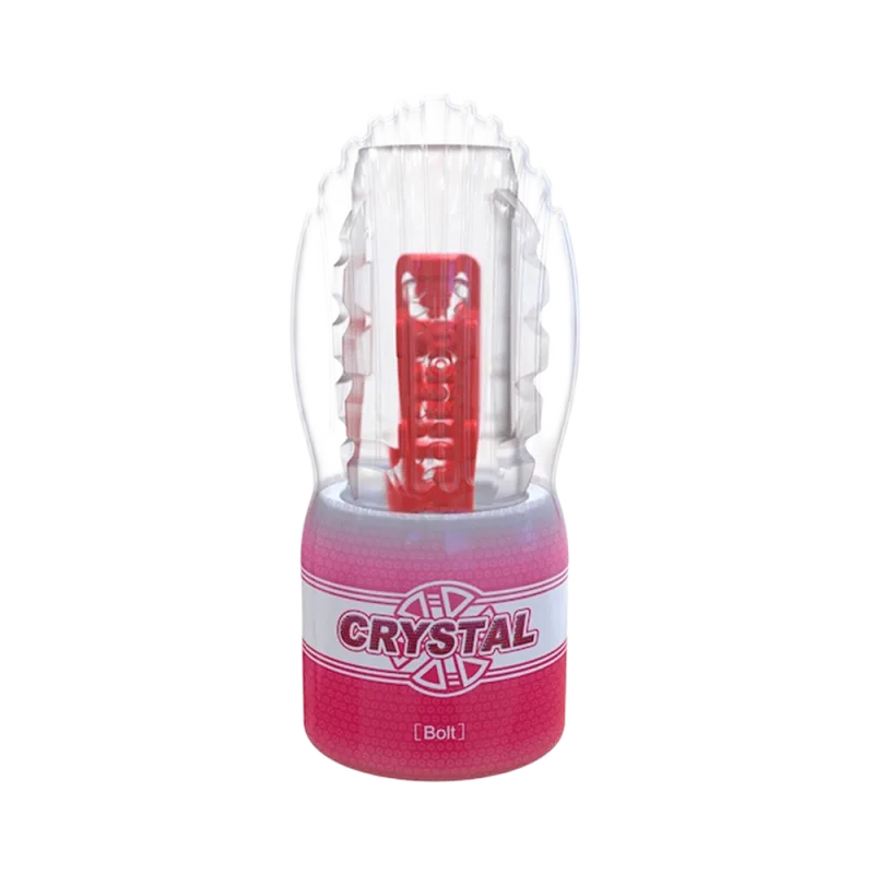 Crystal Bolt Transparent Masturbation Cup Intense Sensation