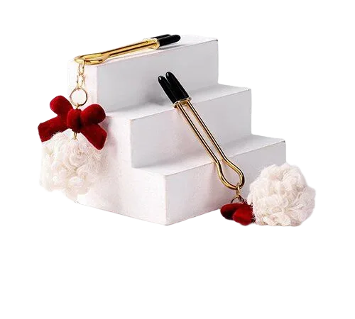Cute Bow Nipple Clamps Velvet Silicone Adjustable