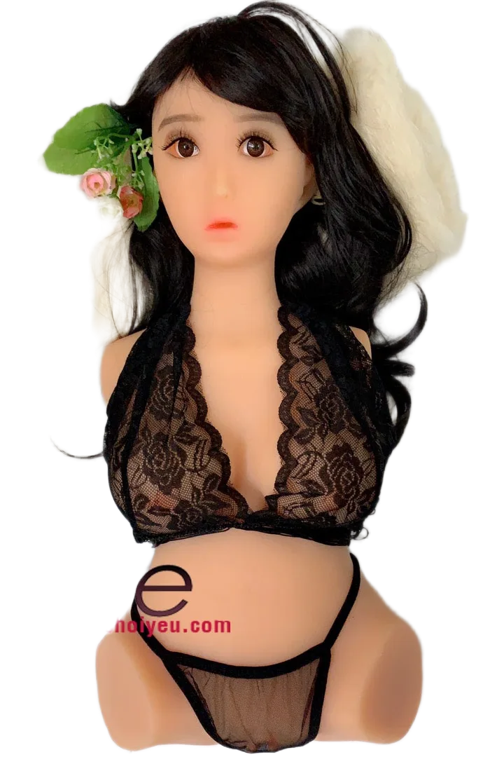 Cute Half Body Sex Doll Pink for Male Pleasure Toy