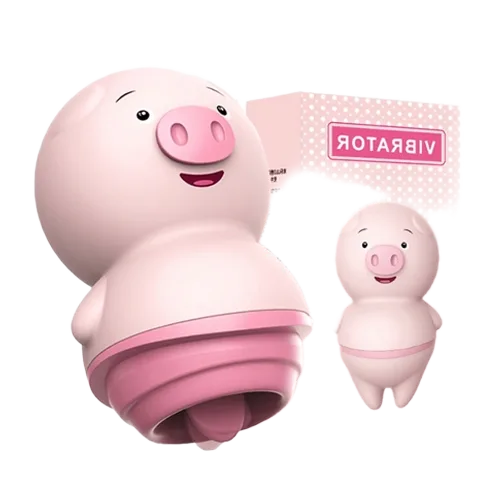 Cute Piglet Tongue Licking Clitoral Stimulator for Women