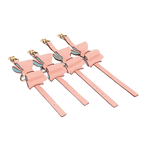 Cute Pink PU Leather BDSM Toy Set for Exciting Couples Play