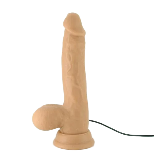 Cyber Skin 2-in-1 Wall-Mounted Vibrating Dildo Silicone