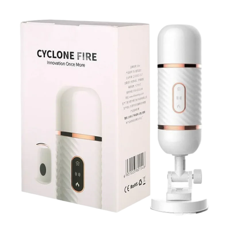 Cyclone Fire Wall-Attached Realistic Dildo