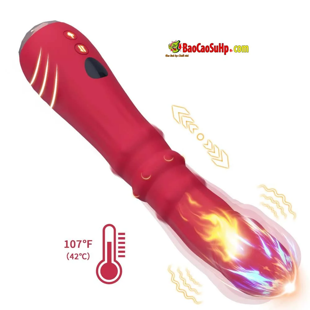 USK-V38 handheld Silicone 9-mode Thrusting Vibrator — photo 3