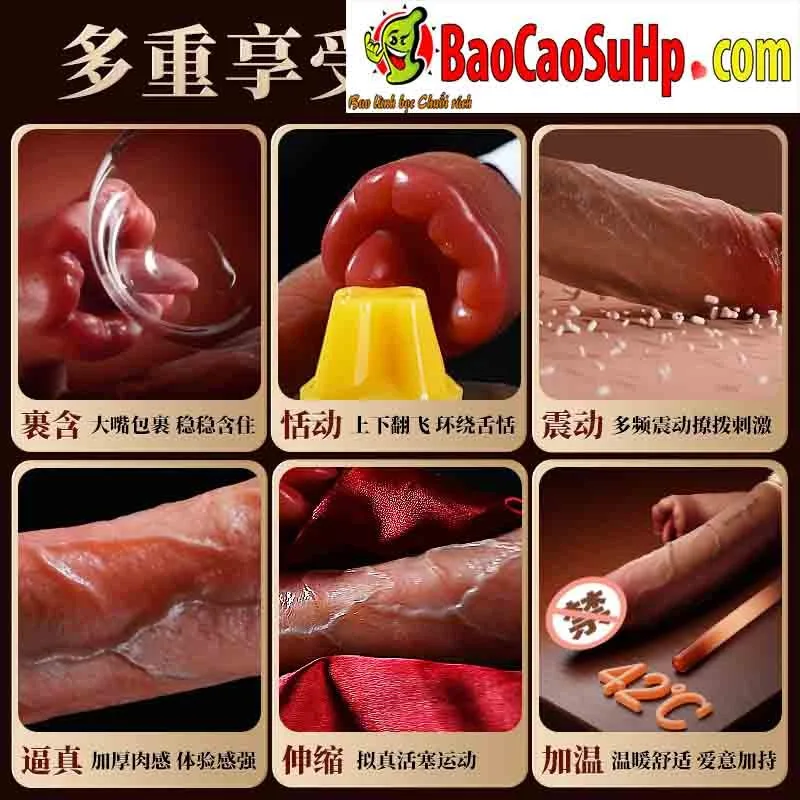 Deep Sea Dragon 5D Handmade Silicone Vibrating Male Toy Premium — photo 3
