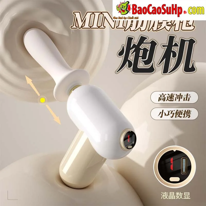 Mini Fascial Handheld Machine Dildo with Accessories — photo 6