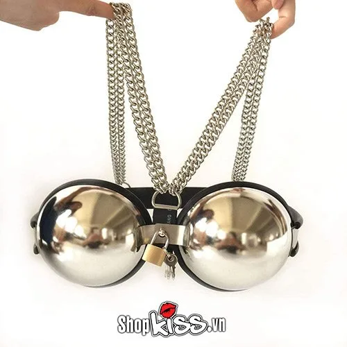 Stainless Steel BDSM Chest Lock Adjustable Size — photo 3