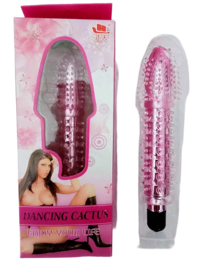 Dancing Cactus Mini Vibrator Soft Silicone G Spot Stimulator