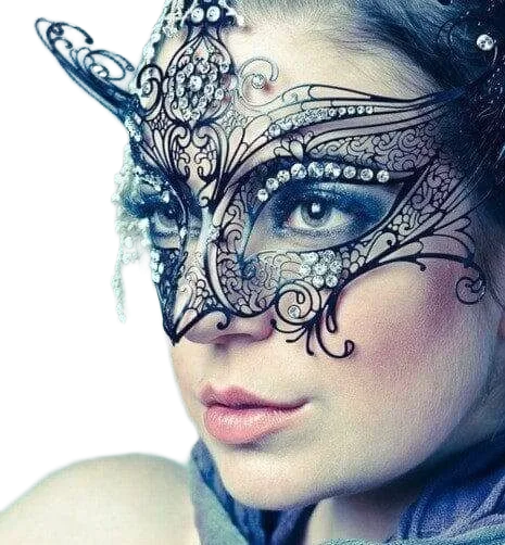 Dark Queen Costume Mask for Erotic Role Play