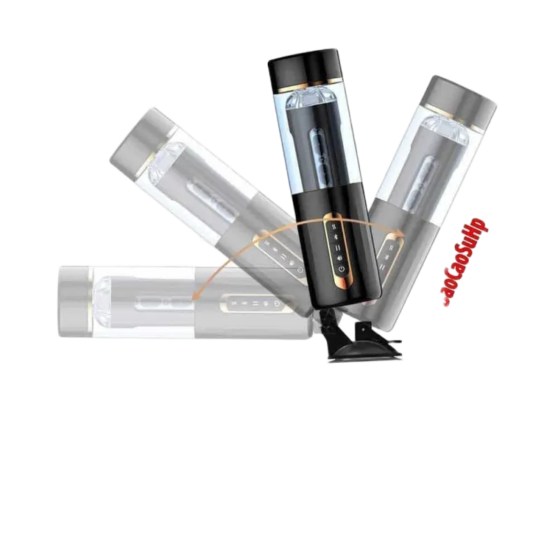 Dark Wave High-End Rotating Thrusting Wall-Cling Dildo