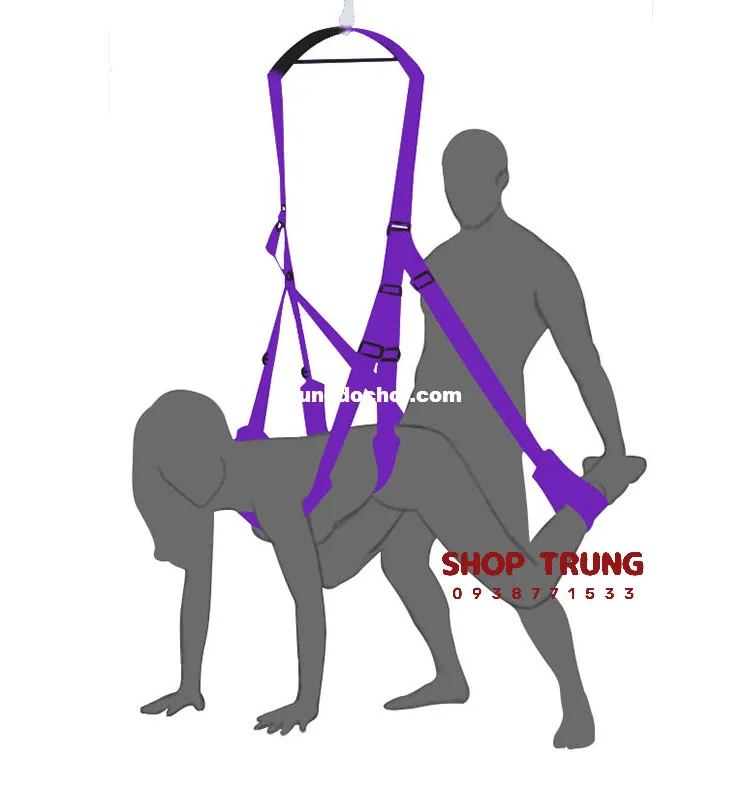 360 Degree BDSM Suspension Rope Strong Secure Adjustable Black — photo 3