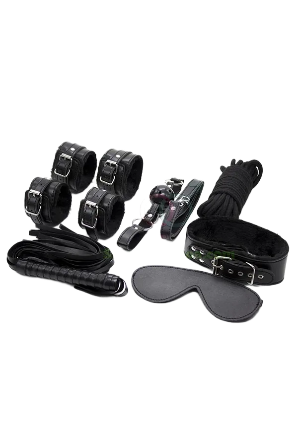 DBD001 BDSM 7-Piece Set Couple’s Sensual Play Kit Unique Pleasure