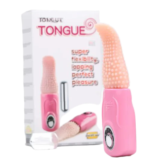 DC 03 3-Speed Tongue Licking Vibrator Female Oral Sex Pleasure Tool