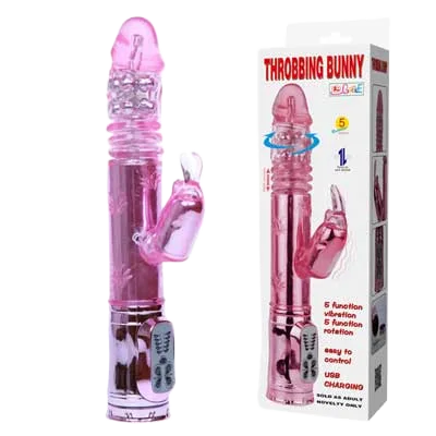DC01 Multi-Speed Automatic Thrusting Woman’s Vibrator TPE Material