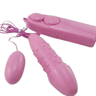 DC04C Dual Head Spiked Dildo Vibrator Intense Pleasure Sex Toy