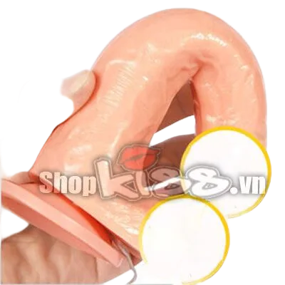 DC09B Water Spray Vibrating Dildo Silicone Pleasure Toy
