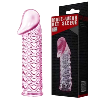 DC14D Mesh Penis Sleeve for Men Lengthening & Sensual Fun