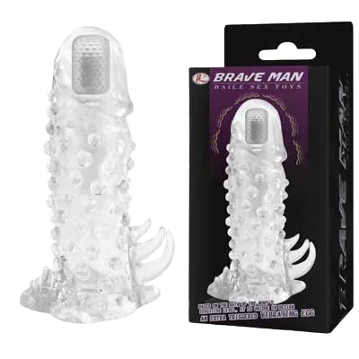 DC14K Penis Enhancing Vibrating Textured Condom Extreme Pleasure