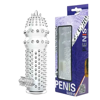 DC14X Textured Penis Sleeve Safe Medical Silicone Maximum Fun