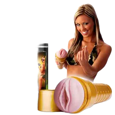 DC17G USA Gold FleshLight Premium Medical Silicone Male Masturbator