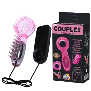 DC33D Love Ring Vibrator Male Enlargement Silicone Toy