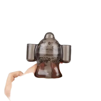 DC33E Silicone Vibrating Penis Sleeve for Men