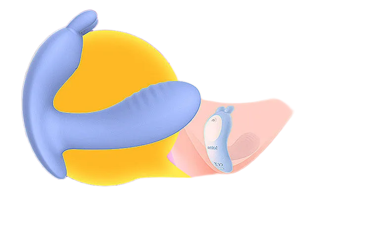 DC38K Rabbit Ear Vibrator G-Spot Clitoral Stimulator