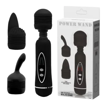DC40C Triple-Head Silicone Vibrator for Female Erotic Massage