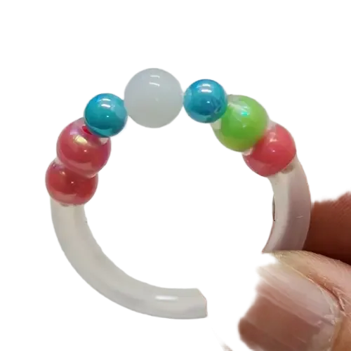 DC48A Silicone Beaded Penis Ring Intense G-Spot Pleasure