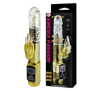 DC51A Premium Silicone Rotating Thrusting Vibrating Dildo