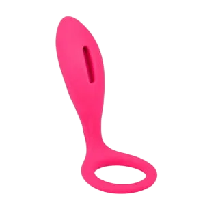 DC54Q Silicone G-Spot Vibrating Ring for Male Pleasure