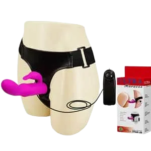 DC65H Strap-On Remote Control Vibrating Lesbian Sex Toy