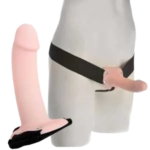 DC65L Soft Hollow Silicone Strap-on Male Sex Toy